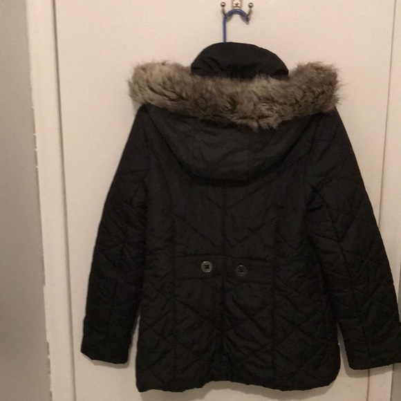 ⚡️Host Pick⚡️Black puffy winter jacket with hood - Picture 2 of 5